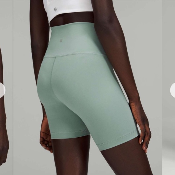 Lululemon Wunder Train High-Rise Short 6" Misty Glade Size 6 - Picture 2 of 8